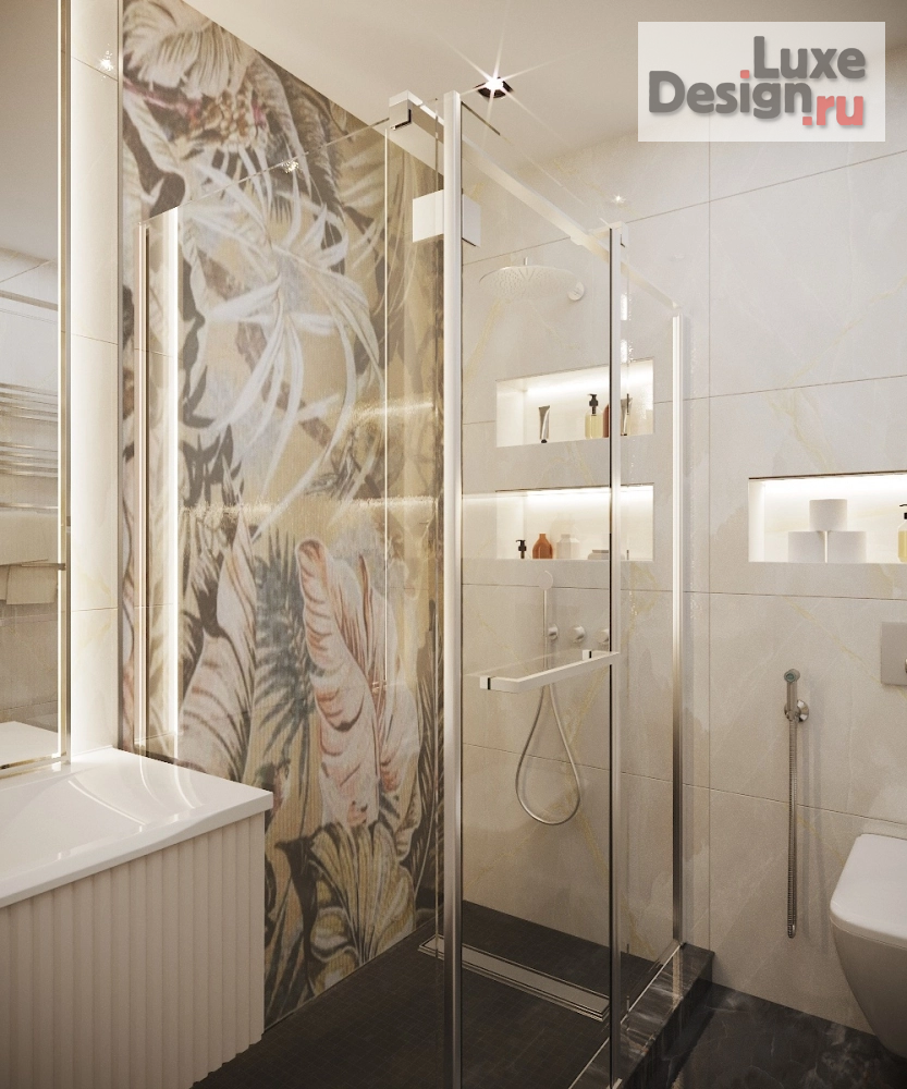 Дизайн интерьера квартиры "С ШОКОЛАДНОЙ КРОШКОЙ" (фото 19) от дизайнера Гущина Альфия Дизайн интерьера квартиры "С ШОКОЛАДНОЙ КРОШКОЙ" (фото 19)