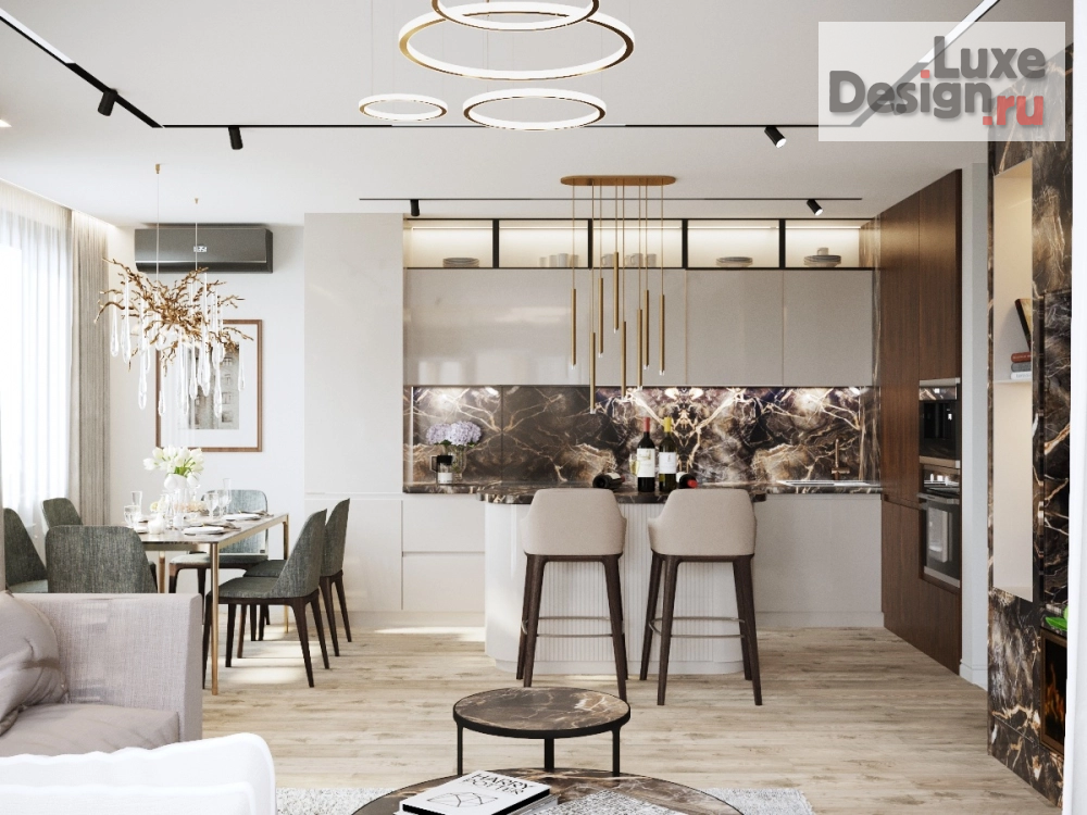 Дизайн интерьера квартиры "С ШОКОЛАДНОЙ КРОШКОЙ" (фото 10) от дизайнера Гущина Альфия Дизайн интерьера квартиры "С ШОКОЛАДНОЙ КРОШКОЙ" (фото 10)