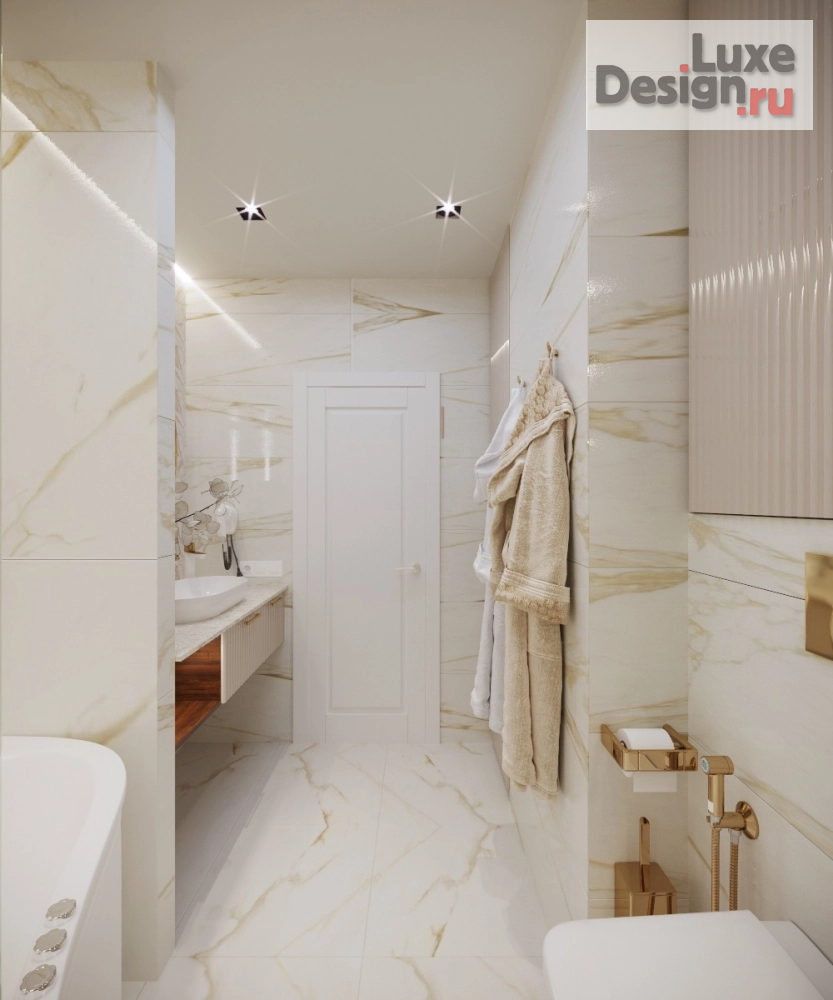 Дизайн интерьера квартиры "С ШОКОЛАДНОЙ КРОШКОЙ" (фото 25) от дизайнера Гущина Альфия Дизайн интерьера квартиры "С ШОКОЛАДНОЙ КРОШКОЙ" (фото 25)