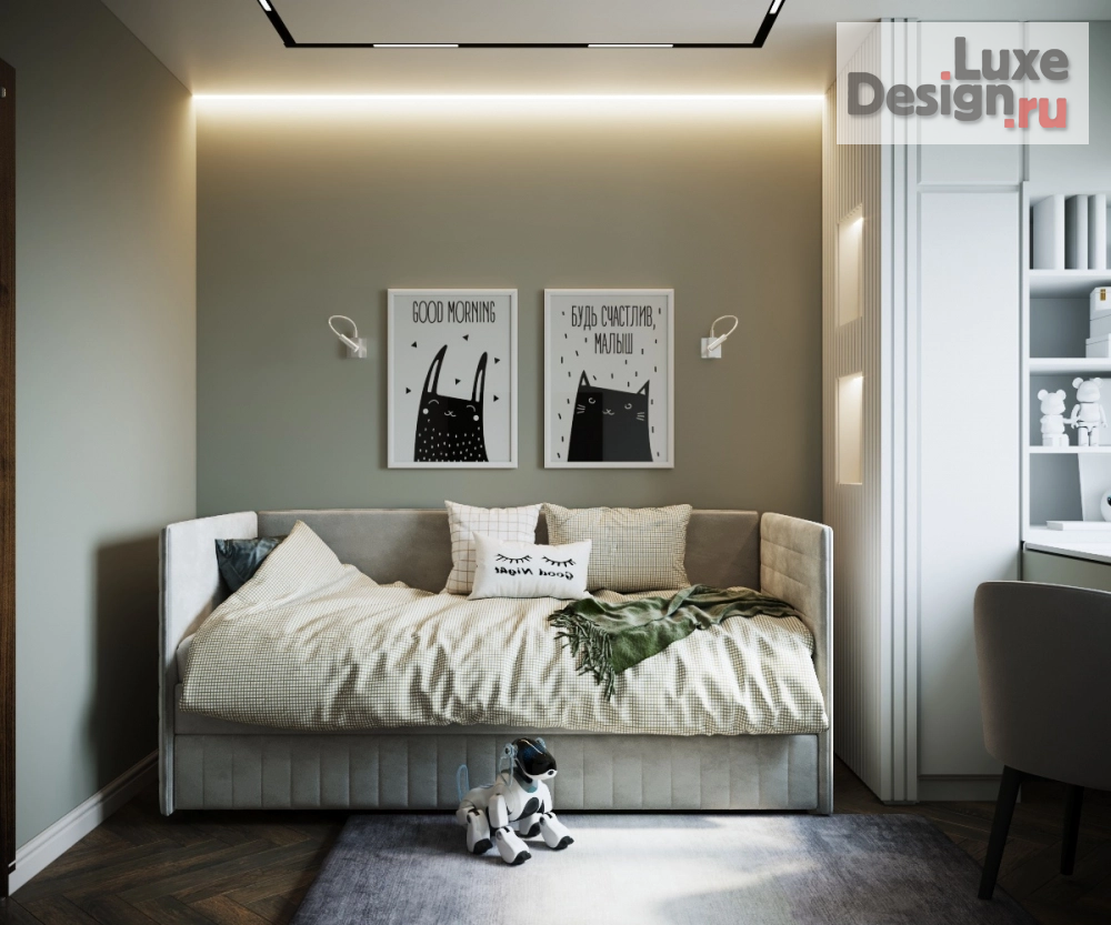 Дизайн интерьера квартиры "ИМПЕРИЯ КОНТРАСТА" (фото 20) от дизайнера Гущина Альфия Дизайн интерьера квартиры "ИМПЕРИЯ КОНТРАСТА" (фото 20)