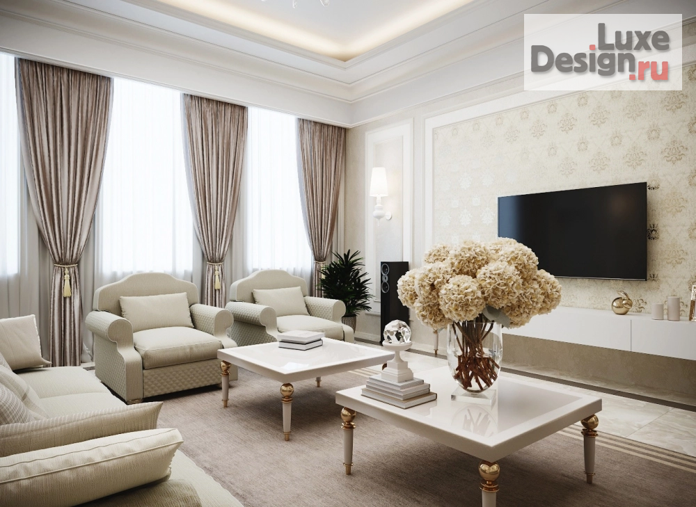 Дизайн интерьера коттеджа "КОФЕ СО СЛИВКАМИ" (фото 6) от дизайнера Гущина Альфия Дизайн интерьера коттеджа "КОФЕ СО СЛИВКАМИ" (фото 6)