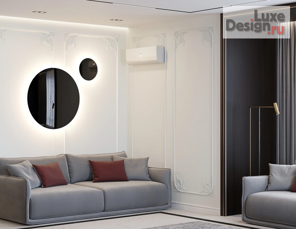 Дизайн интерьера квартиры "ИМПЕРИЯ КОНТРАСТА" (фото 6) от дизайнера Гущина Альфия Дизайн интерьера квартиры "ИМПЕРИЯ КОНТРАСТА" (фото 6)