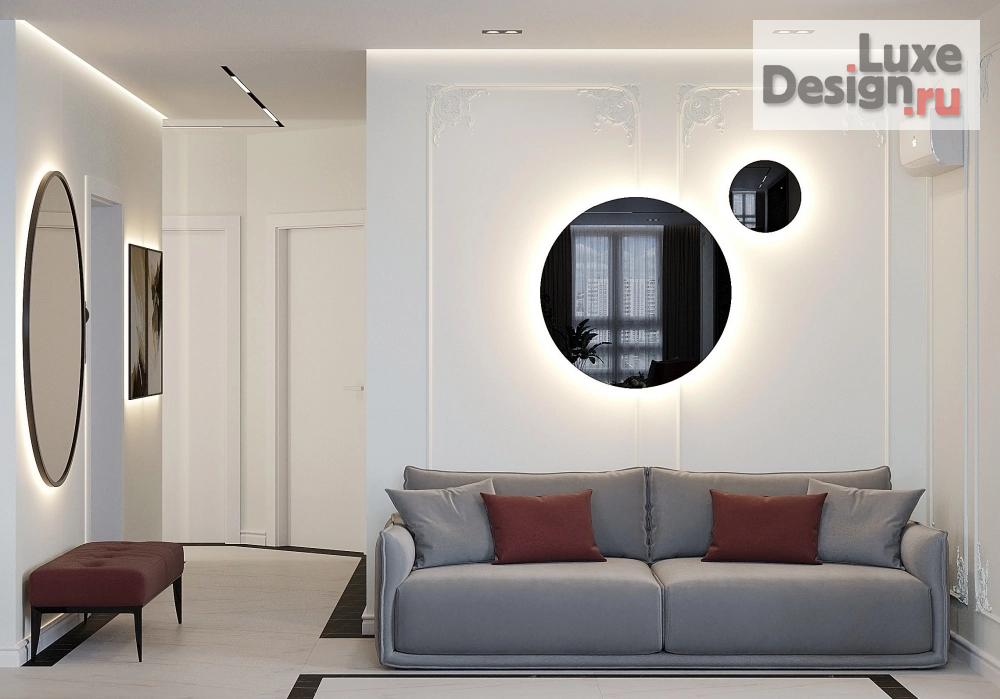 Дизайн интерьера квартиры "ИМПЕРИЯ КОНТРАСТА" (фото 7) от дизайнера Гущина Альфия Дизайн интерьера квартиры "ИМПЕРИЯ КОНТРАСТА" (фото 7)