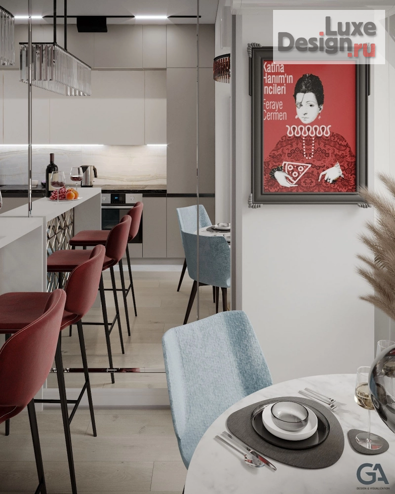 Дизайн интерьера коттеджа "ЖК Тухачевского 67 м2" (фото 16)