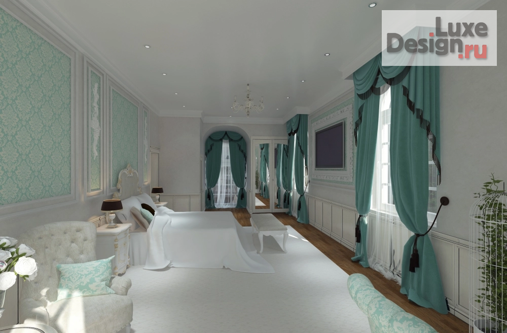 Дизайн интерьера спальни "Спальная комната" (фото 1)