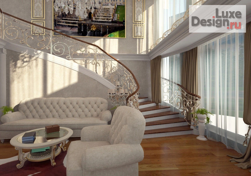 Дизайн интерьера гостиной "гостиная" (фото 3)