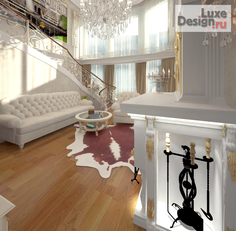 Дизайн интерьера гостиной "гостиная" (фото 2)