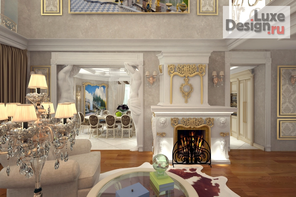 Дизайн интерьера гостиной "гостиная" (фото 6)