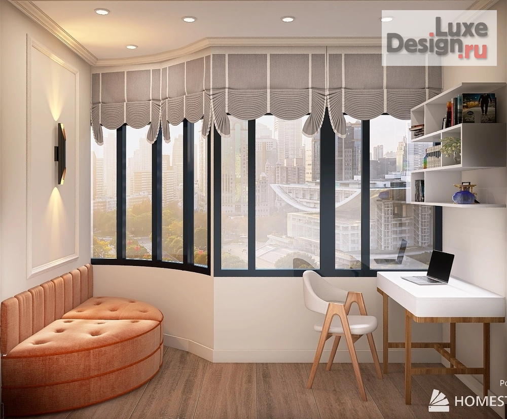 Дизайн интерьера трехкомнатной квартиры "Кухня-гостиная" (фото 7)