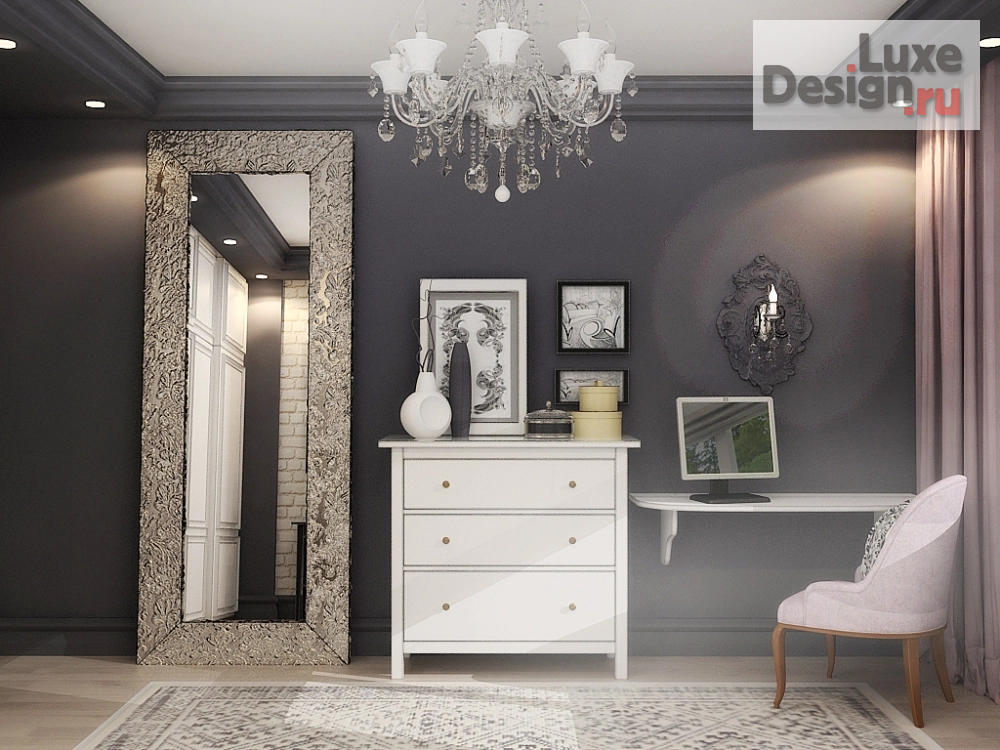 Дизайн интерьера трехкомнатной квартиры "Дизайн интерьера. Ульяновск" (фото 3)