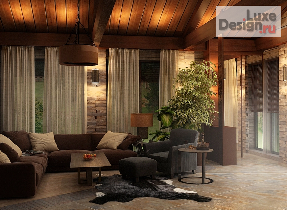 Дизайн интерьера загородного дома "Дизайн интерьера. Москва" (фото 1)