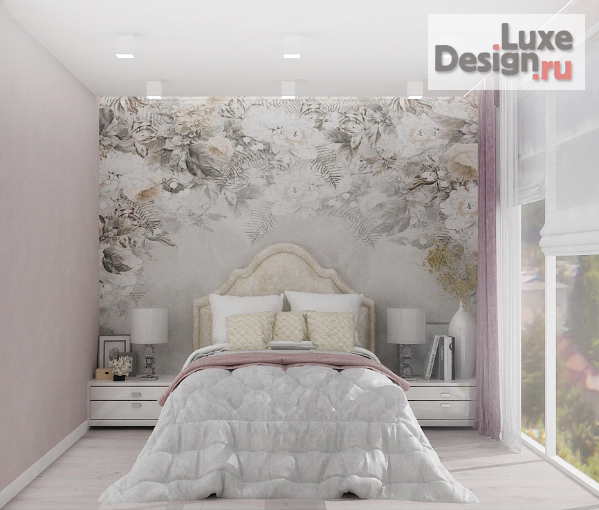 Дизайн интерьера двухкомнатной квартиры "спальня. Ялта" (фото 3)