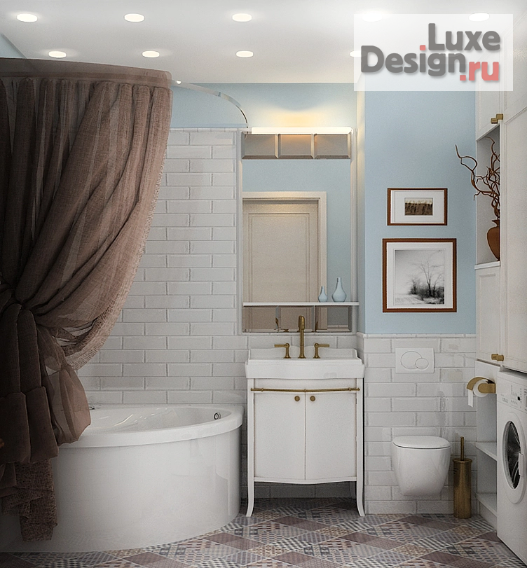 Дизайн интерьера однокомнатной квартиры "Однокомнатная квартира. Москва" (фото 4)