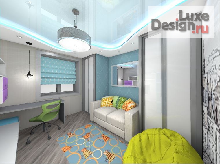 Дизайн интерьера детской "Проект детской комнаты" (фото 4)