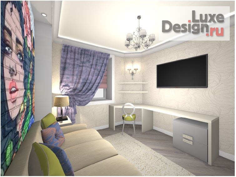 Дизайн интерьера детской "Проект детской комнаты" (фото 2)