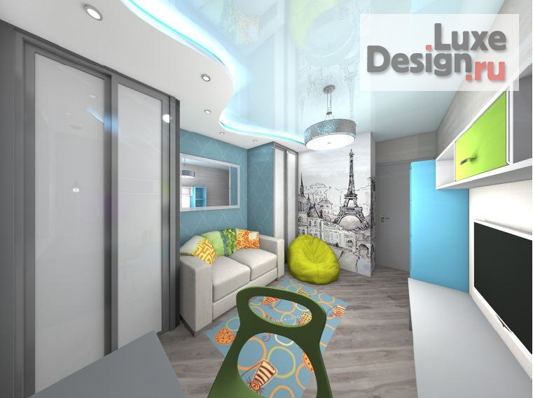 Дизайн интерьера детской "Проект детской комнаты" (фото 5)