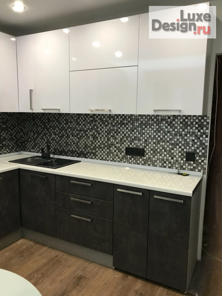 Дизайн интерьера трехкомнатной квартиры "Реализация проекта "Кухня на Заречной"" (фото 1)