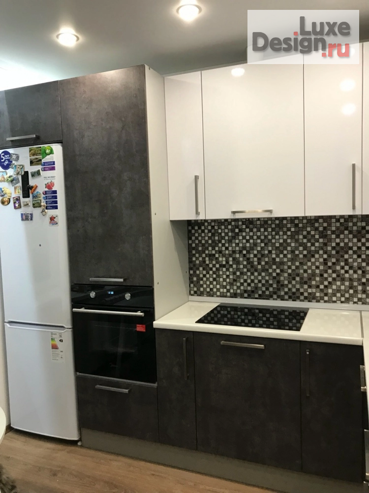 Дизайн интерьера трехкомнатной квартиры "Реализация проекта "Кухня на Заречной"" (фото 2)