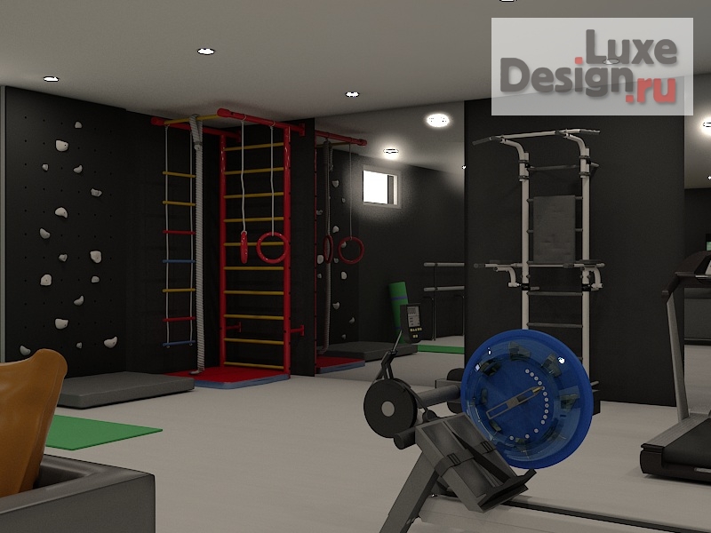 Дизайн интерьера квартиры "Домашний спортзал" (фото 2)