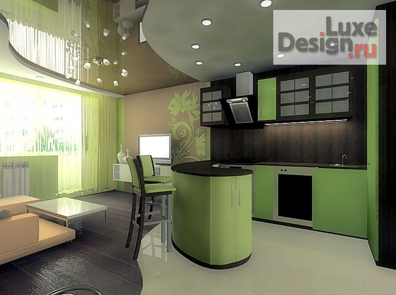 Дизайн интерьера кухни "Проект кухни" (фото 1)