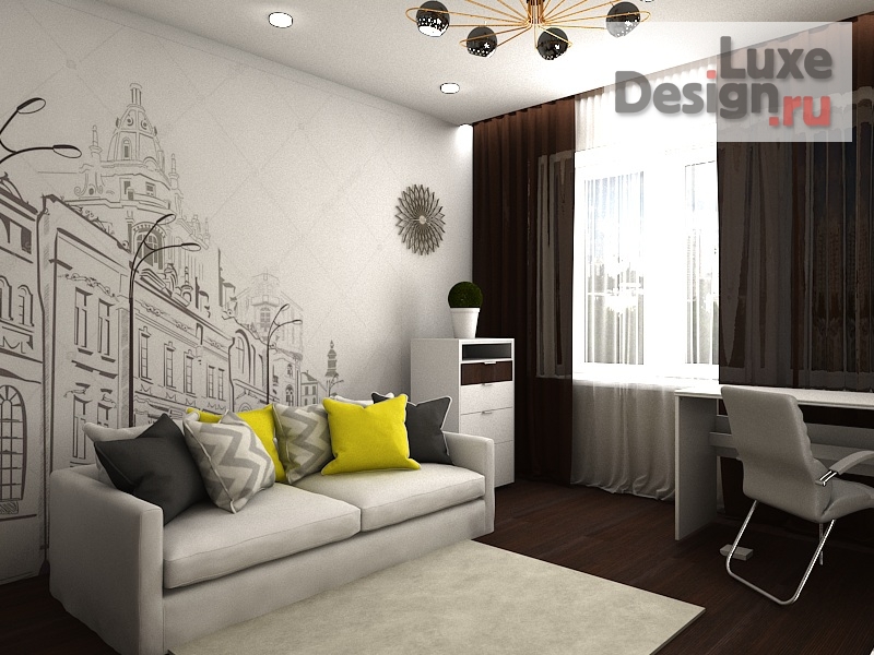 Дизайн интерьера трехкомнатной квартиры "г. Владимир" (фото 9)