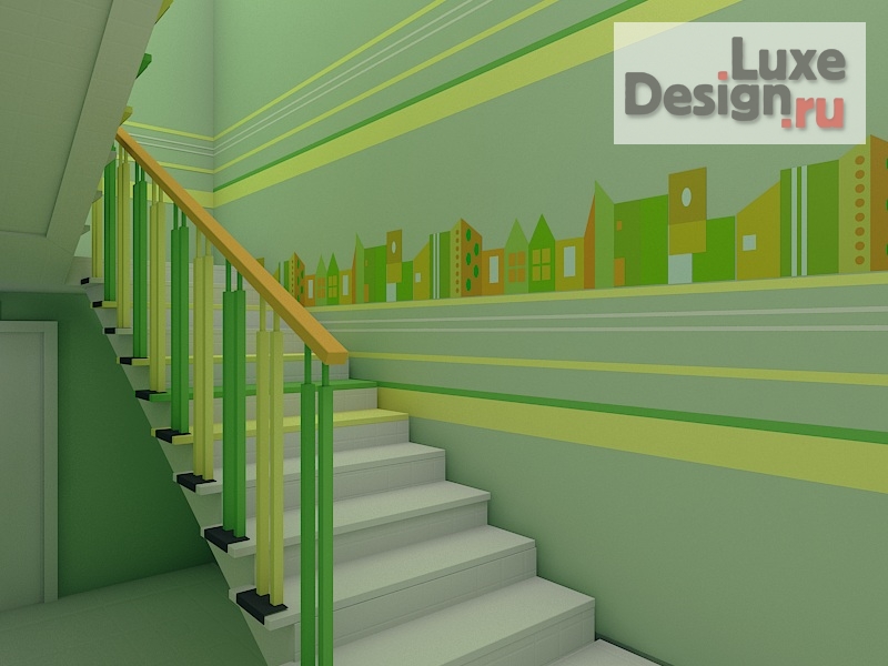 Дизайн интерьера лечебного учреждения "Детская поликлиника" (фото 6)