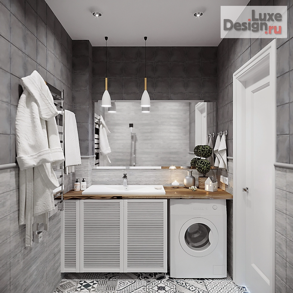 Дизайн интерьера двухкомнатной квартиры "Квартира "Характер нордический" " (фото 11)