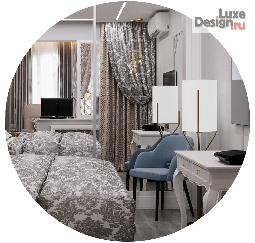 Дизайн интерьера комнаты "Редизайн комнаты в серии П44" (фото 1)