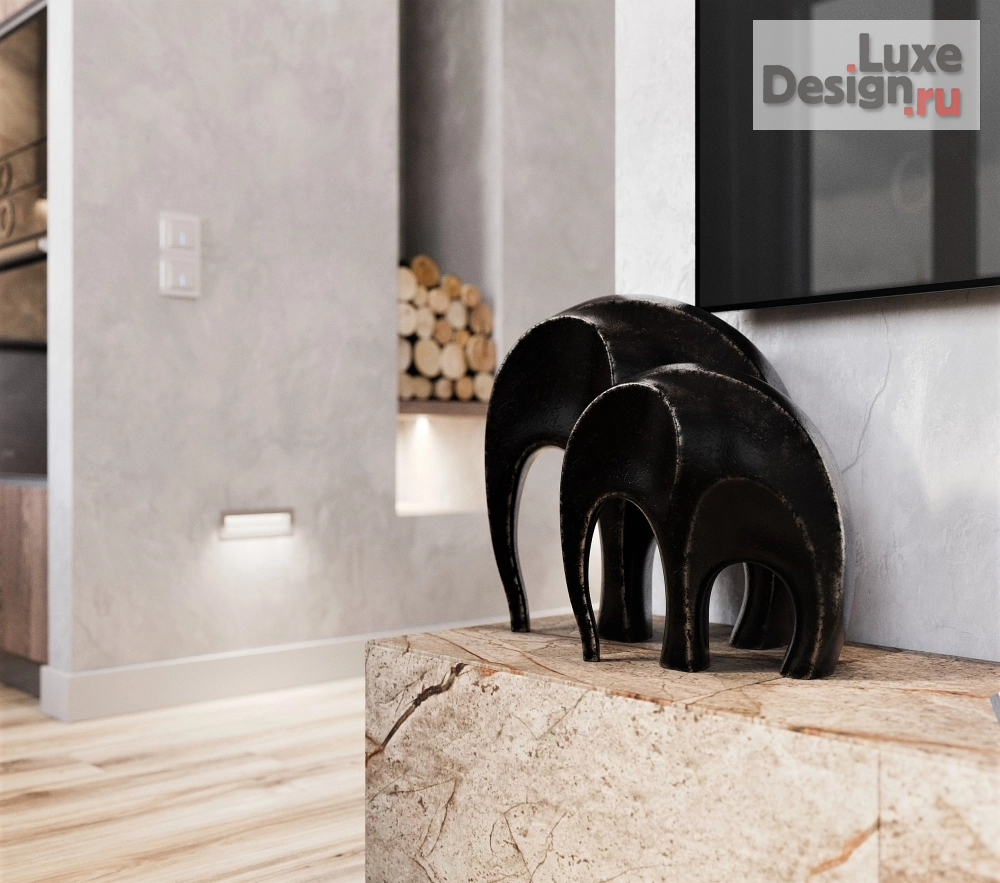 Дизайн интерьера двухкомнатной квартиры "Квартира " В коконе" " (фото 3)