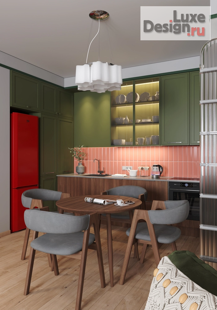 Дизайн интерьера трехкомнатной квартиры "Очень удивительная квартира" (фото 1)