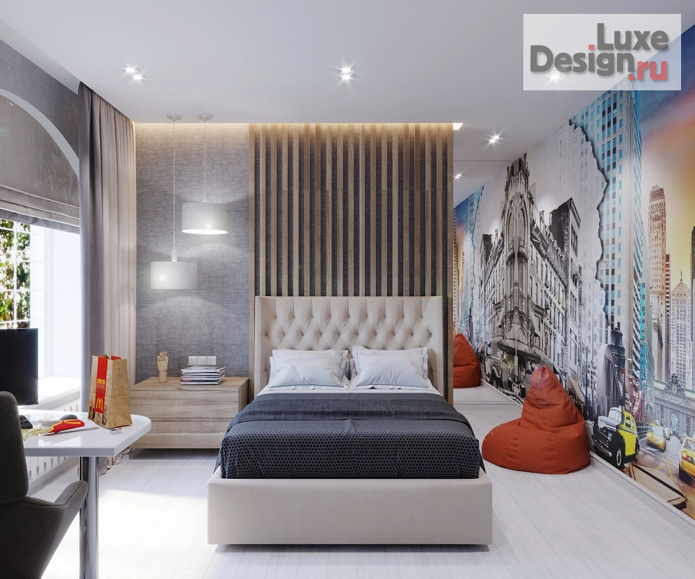 Дизайн интерьера детской "Мини-проект "Кое-что о счастье"" (фото 1)