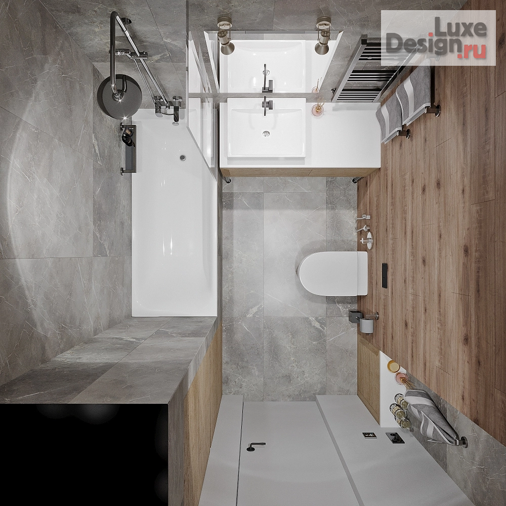 Дизайн интерьера однокомнатной квартиры "Квартира "Ловец снов"" (фото 22)