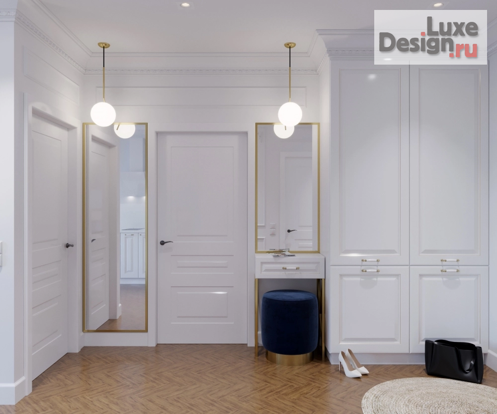 Дизайн интерьера однокомнатной квартиры "Квартира "Парижанка"" (фото 19)