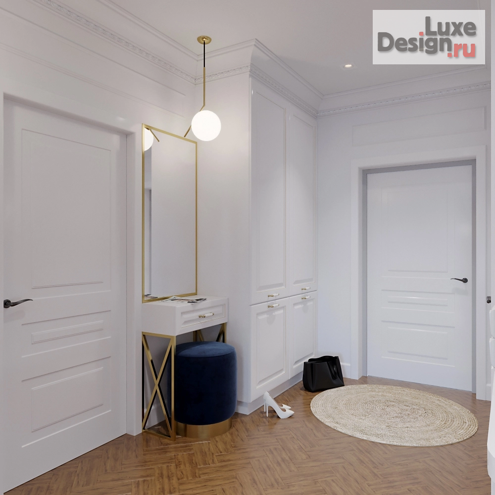 Дизайн интерьера однокомнатной квартиры "Квартира "Парижанка"" (фото 21)