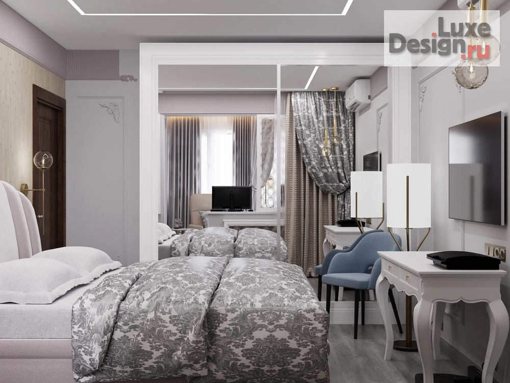 Дизайн интерьера комнаты "Редизайн комнаты в серии П44" (фото 4)