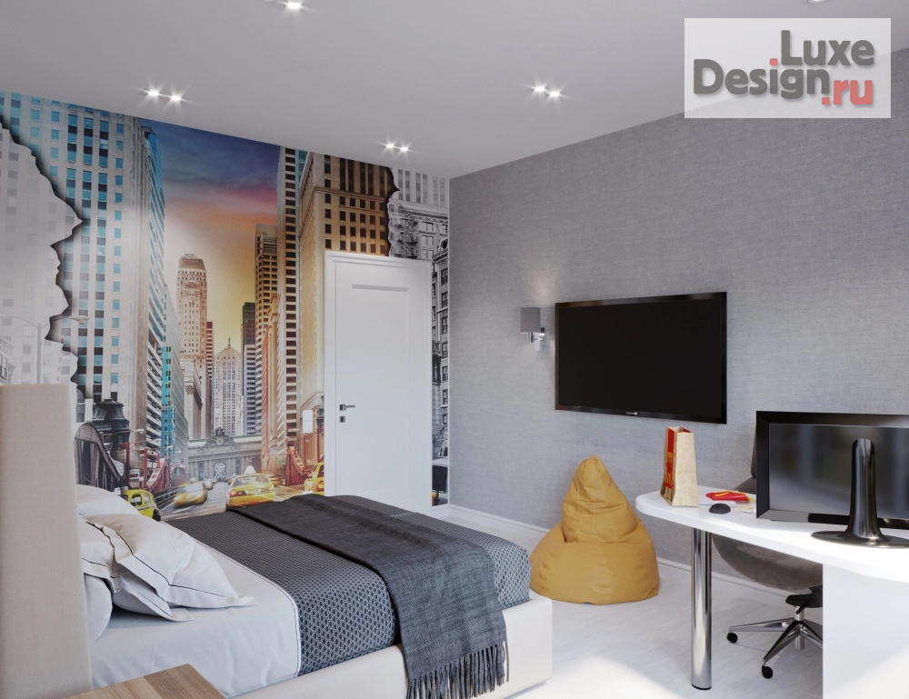 Дизайн интерьера детской "Мини-проект "Кое-что о счастье"" (фото 3)