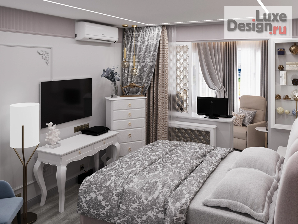 Дизайн интерьера комнаты "Редизайн комнаты в серии П44" (фото 5)