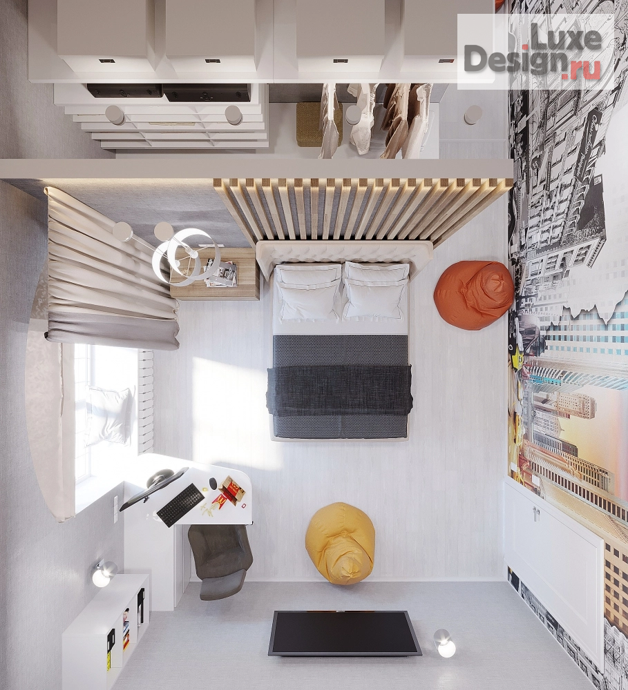 Дизайн интерьера детской "Мини-проект "Кое-что о счастье"" (фото 4)