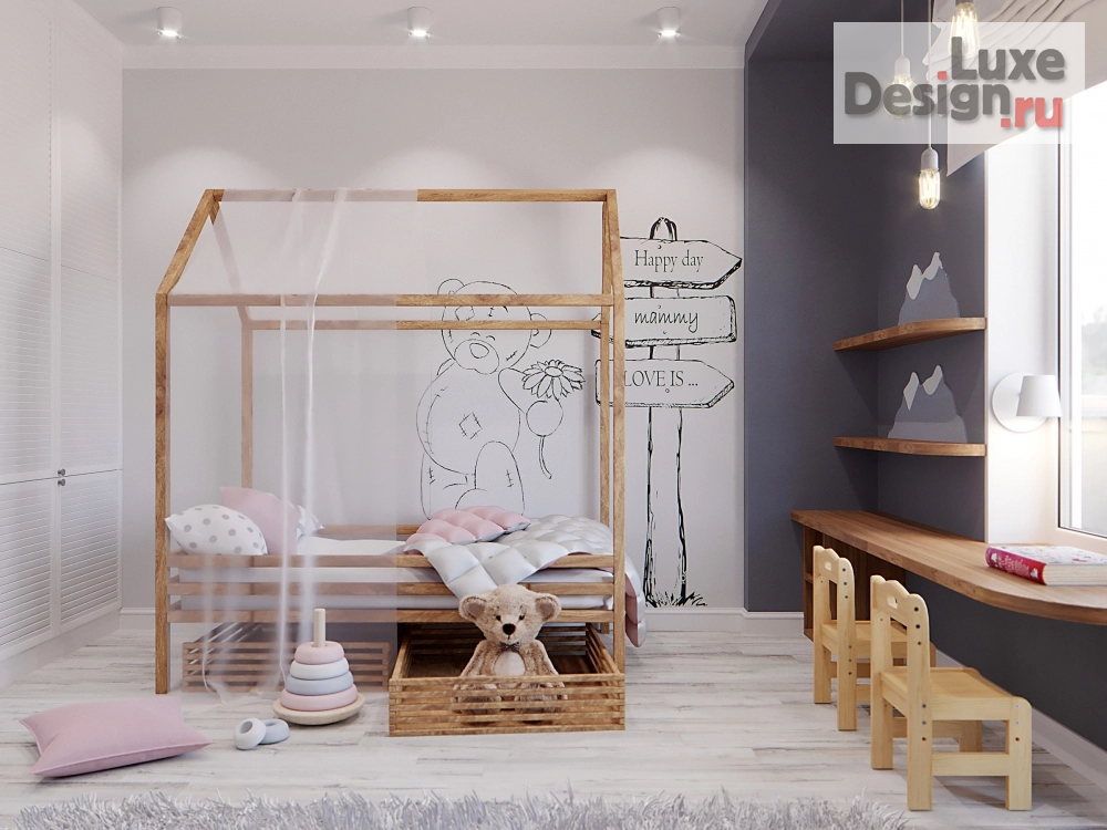 Дизайн интерьера двухкомнатной квартиры "Квартира "Характер нордический" " (фото 7)