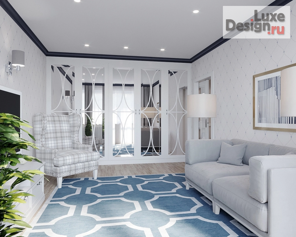 Дизайн интерьера двухкомнатной квартиры "Квартира "Будь со мной"" (фото 6)