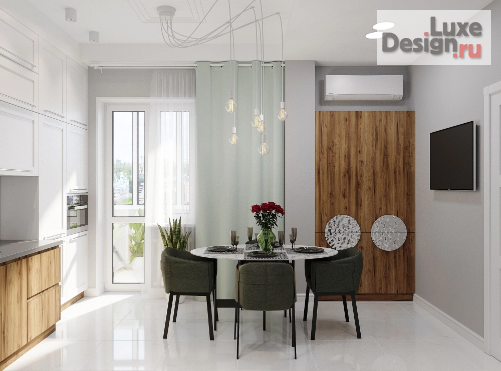 Дизайн интерьера двухкомнатной квартиры "Квартира "Тысяча лун" " (фото 6)