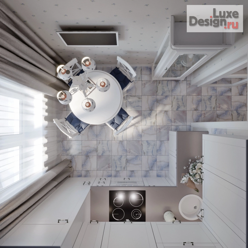 Дизайн интерьера двухкомнатной квартиры "Квартира "Будь со мной"" (фото 3)