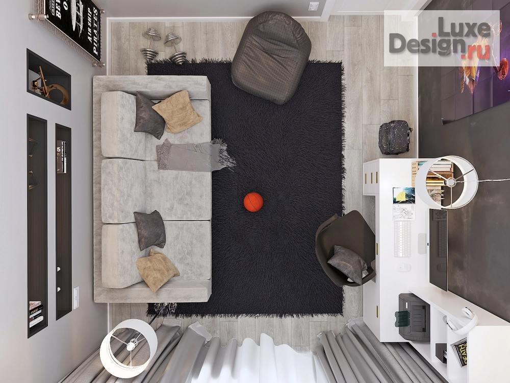 Дизайн интерьера трехкомнатной квартиры "Квартира "Эта музыка будет"" (фото 22)