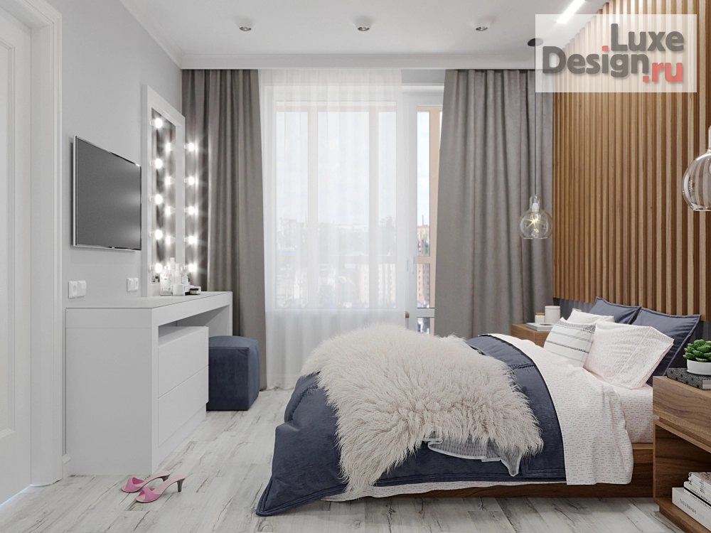 Дизайн интерьера двухкомнатной квартиры "Квартира "Характер нордический" " (фото 5)