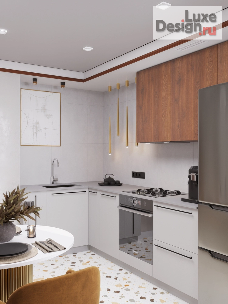 Дизайн интерьера кухни "Редизайн кухни для пары элегантного возраста" (фото 3)