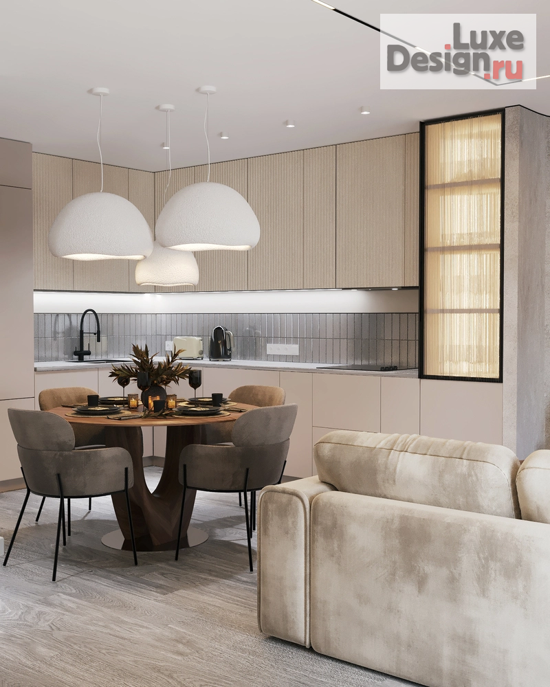 Дизайн интерьера трехкомнатной квартиры "Семейная квартира в ПИК  " (фото 5)