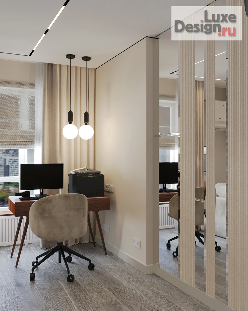 Дизайн интерьера трехкомнатной квартиры "Семейная квартира в ПИК  " (фото 7)