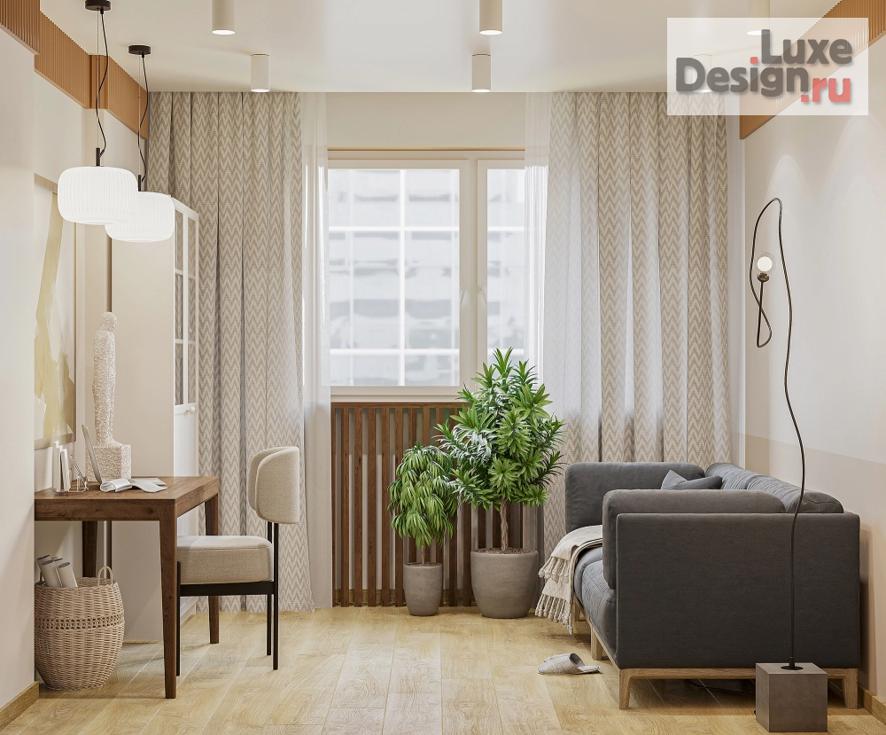 Дизайн интерьера трехкомнатной квартиры "Квартира " Рассказ о простых вещах"" (фото 19)