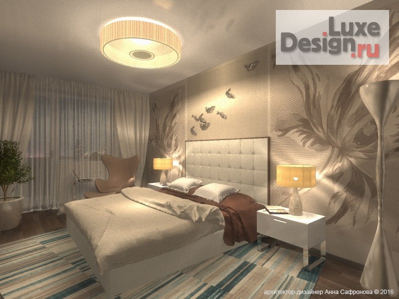 Дизайн интерьера четырехкомнатной квартиры "Проект квартиры в современном стиле" (фото 2)