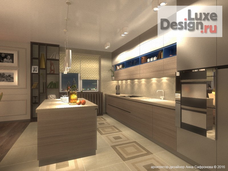 Дизайн интерьера четырехкомнатной квартиры "Проект квартиры в современном стиле" (фото 6)